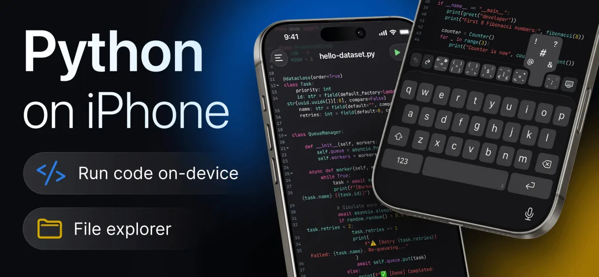 CodePad – Code Editor & IDE screenshot – python on phone